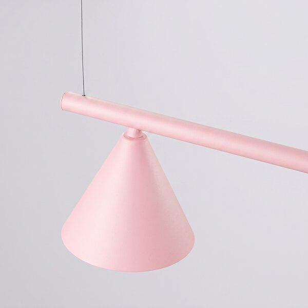 Sollux Lighting Lustr NOX 4L růžový