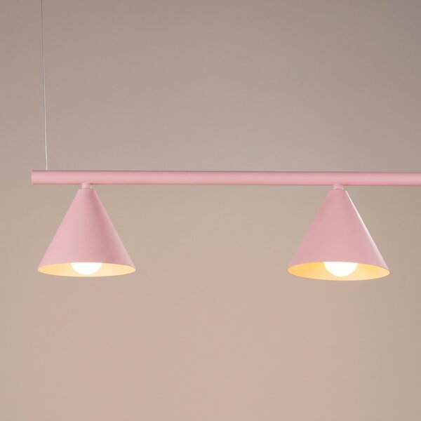 Sollux Lighting Lustr NOX 4L růžový