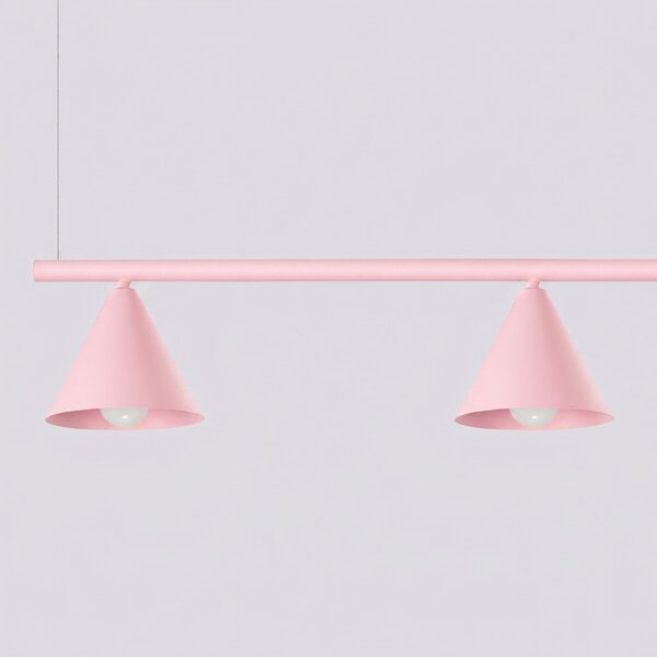 Sollux Lighting Lustr NOX 4L růžový