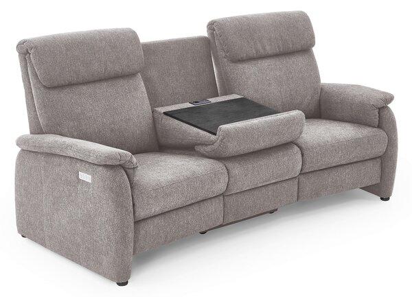 TRAPÉZOVÁ POHOVKA, textil, šedobéžová Pure Home Comfort - Pohovky