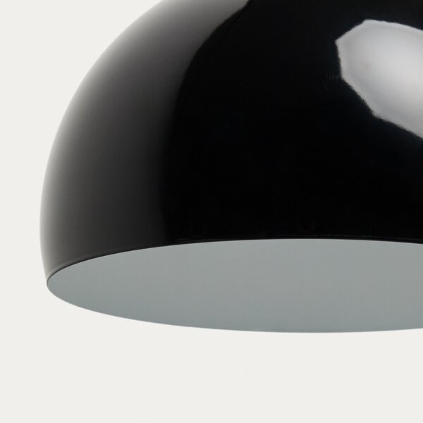 Kave Home Černá stojací lampa Madali 160-185 cm