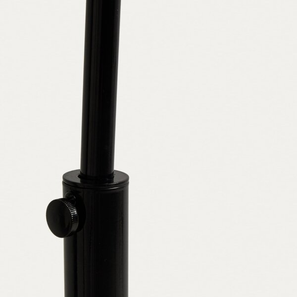 Kave Home Černá stojací lampa Madali 160-185 cm