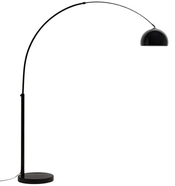 Kave Home Černá stojací lampa Madali 160-185 cm