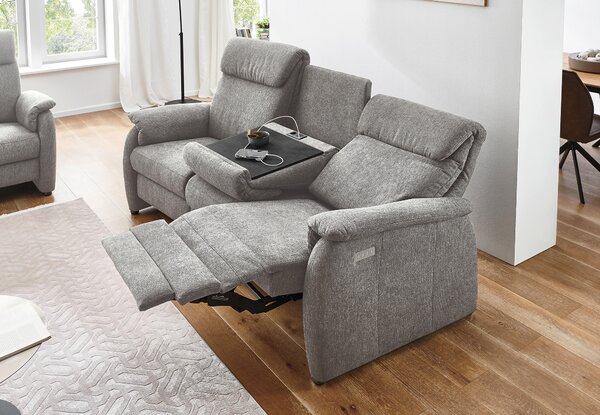 TRAPÉZOVÁ POHOVKA, textil, šedobéžová Pure Home Comfort - Pohovky