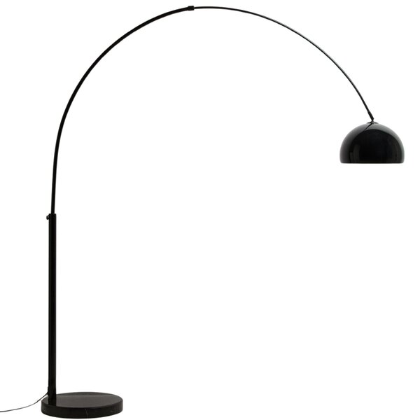 Kave Home Černá stojací lampa Madali 160-185 cm