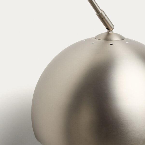 Kave Home Stříbrná stojací lampa Madali 160-185 cm