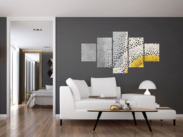 Obraz - Abstraktní malba pláže N⁰3 (125x70 cm)