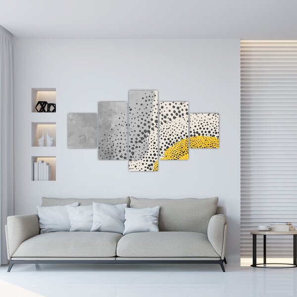 Obraz - Abstraktní malba pláže N⁰3 (125x70 cm)