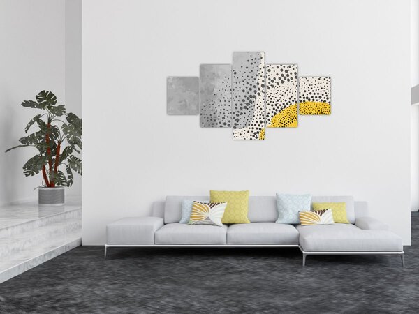 Obraz - Abstraktní malba pláže N⁰3 (125x70 cm)