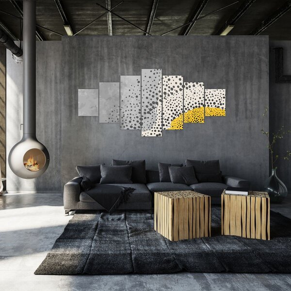 Obraz - Abstraktní malba pláže N⁰3 (210x100 cm)