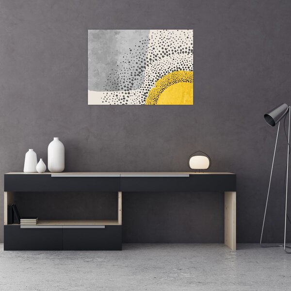 Obraz - Abstraktní malba pláže N⁰3 (70x50 cm)