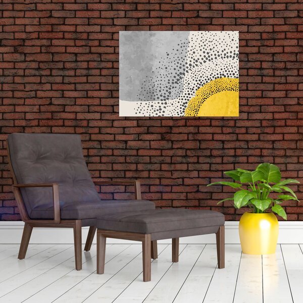 Obraz - Abstraktní malba pláže N⁰3 (70x50 cm)
