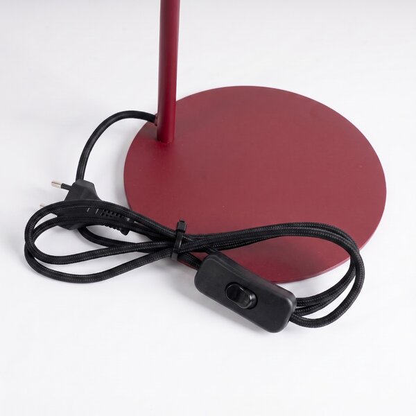 Sollux Lighting Stolní lampa NOX bordó