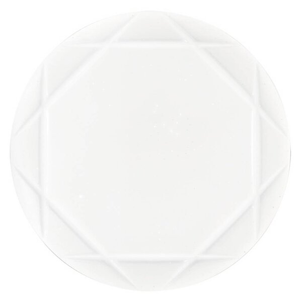 F.A.N. Europe LED stropní svítidlo Elixir, Ø 30 cm, bílé, plast,, Bílá / opál, Obývací pokoj / jídelna, Plast, Moderní