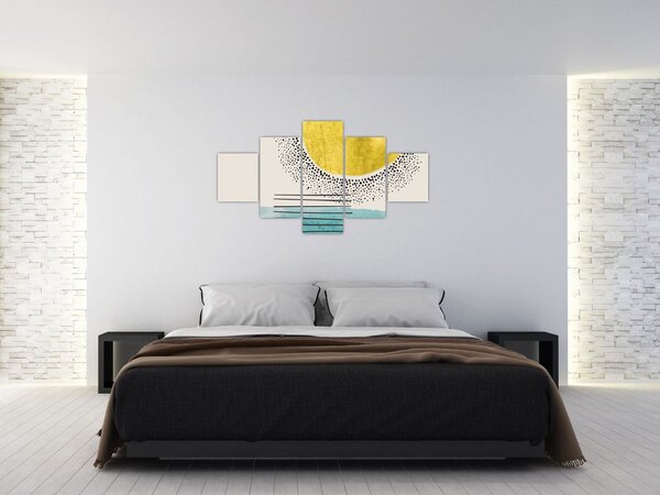 Obraz - Abstraktní malba pláže N⁰2 (125x70 cm)