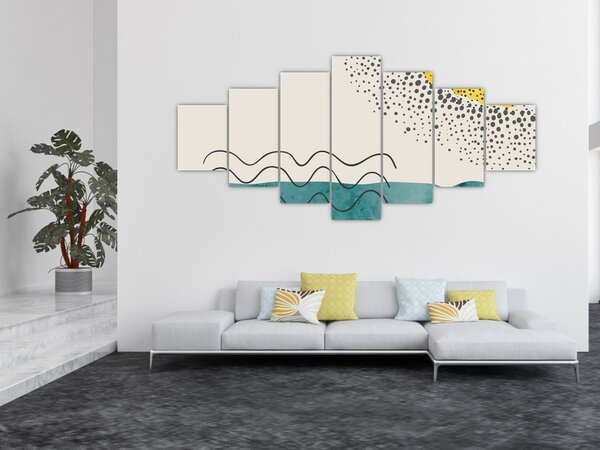Obraz - Abstraktní malba pláže N⁰1 (210x100 cm)