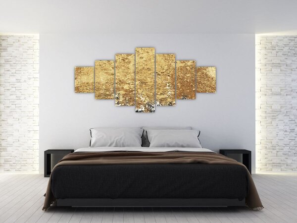 Obraz - Zlatá struktura N⁰3 (210x100 cm)