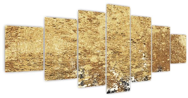 Obraz - Zlatá struktura N⁰3 (210x100 cm)