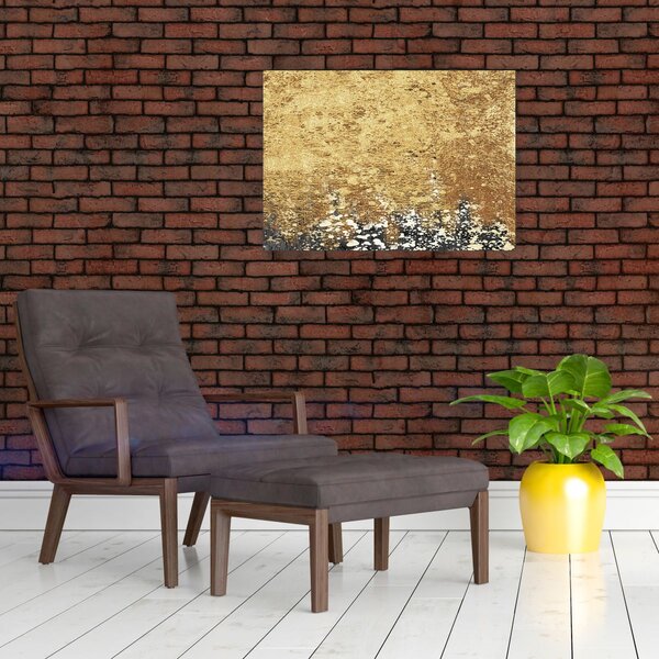 Obraz - Zlatá struktura N⁰3 (70x50 cm)