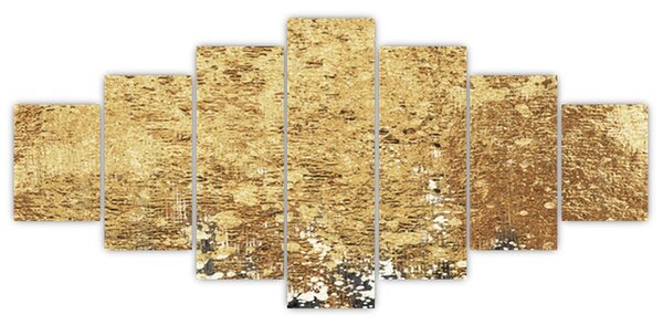 Obraz - Zlatá struktura N⁰3 (210x100 cm)