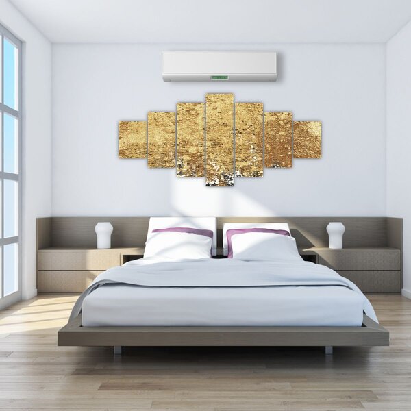 Obraz - Zlatá struktura N⁰3 (210x100 cm)