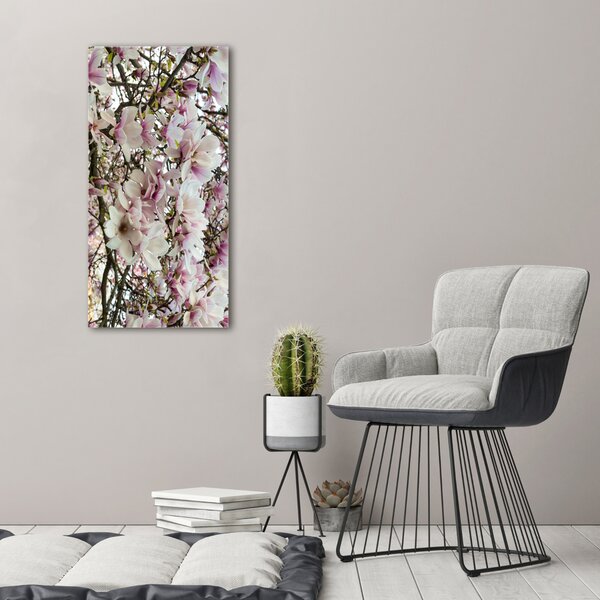 Vertikální Foto obraz na plátně Květy magnolie ocv-107287859