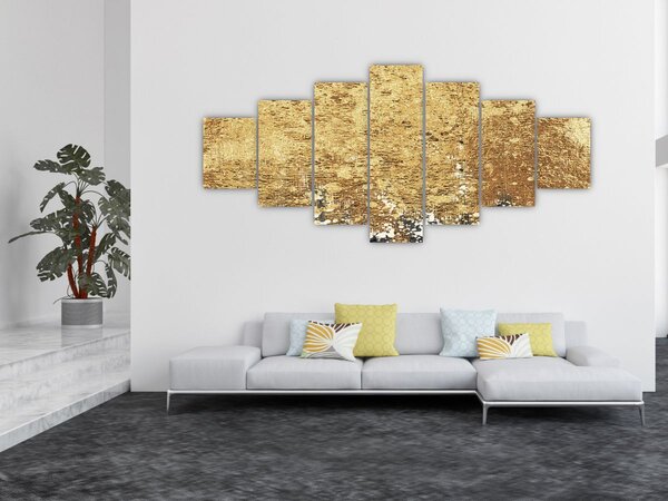 Obraz - Zlatá struktura N⁰3 (210x100 cm)