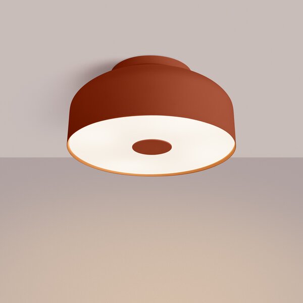 Sollux Lighting Stropní svítidlo OMIQ okrově červené