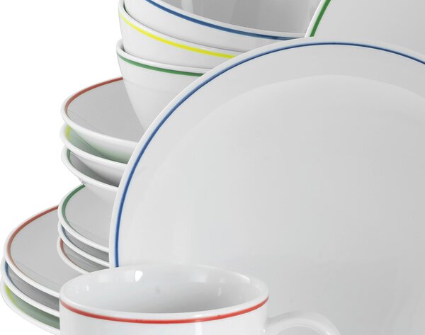 KOMBINOVANÁ SOUPRAVA, 20dílné, porcelán Creatable - Online Only nádobí, Online Only