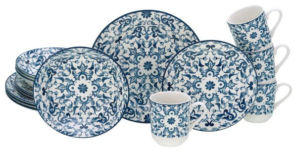 KOMBINOVANÁ SOUPRAVA, 16dílné, pórovina Creatable - Online Only nádobí, Online Only
