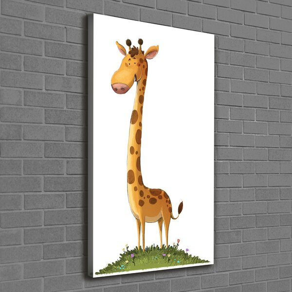 Vertikální Moderní fotoobraz canvas na rámu Žirafa ocv-107553250