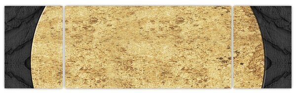 Obraz - Zlatá struktura N⁰2 (170x50 cm)