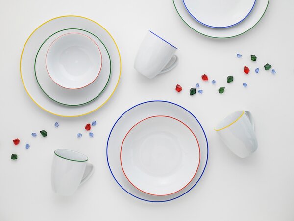 KOMBINOVANÁ SOUPRAVA, 20dílné, porcelán Creatable - Online Only nádobí, Online Only