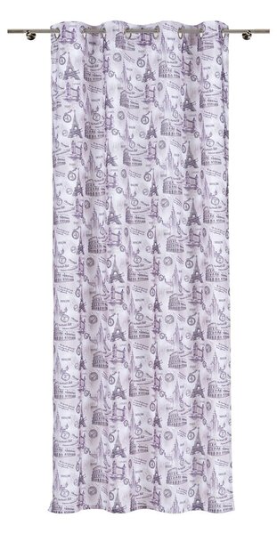 Fialový závěs 140x245 cm City – Mendola Fabrics