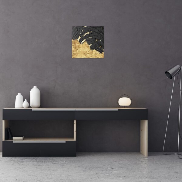 Obraz - Zlatá struktura N⁰1 (30x30 cm)