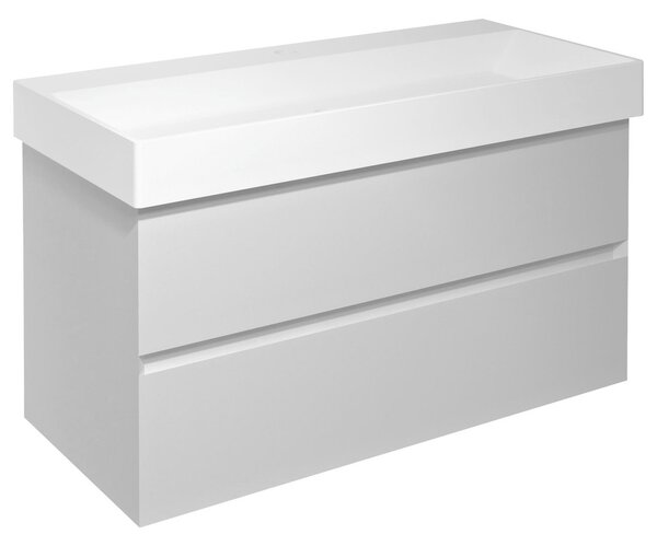 Sapho, FILENA umyvadlová skříňka 95x51,5x43cm, bílá mat, FID1210W