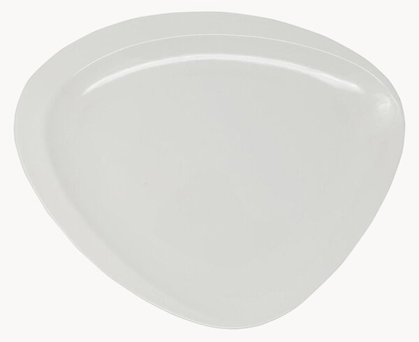 Sada porcelánových mělkých talířů Carrara, 6 dílů