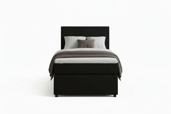 POSTEL BOXSPRING, 90/200 cm, barvy grafitu MID.YOU - Jednolůžkové postele, Online Only