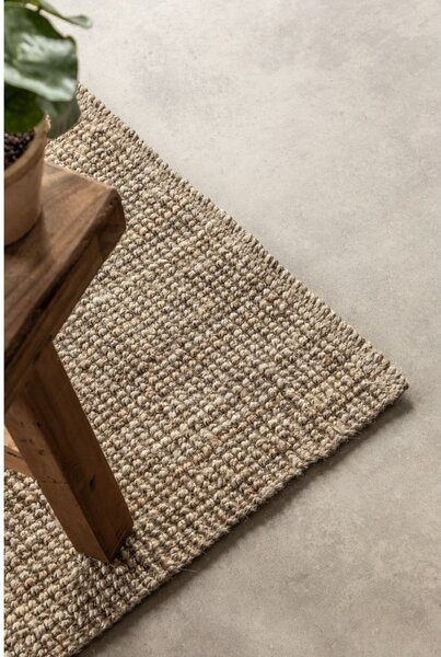 Taupe jutový běhoun 80x200 cm Bouclé – Hanse Home
