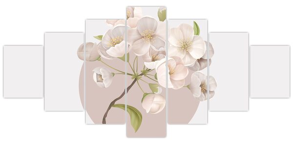 Obraz - Bloom with grace N⁰2 (210x100 cm)