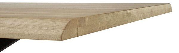 JÍDELNÍ STŮL, dub, černá, barvy dubu, 200/100/76 cm P & B - Online Only jídelní stoly, Online Only