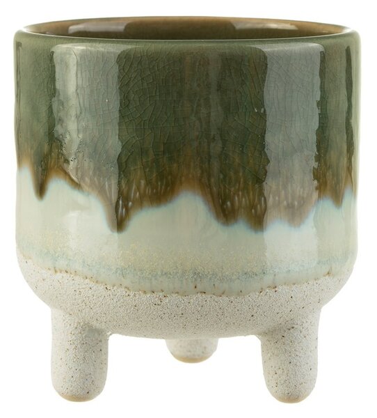 Keramický obal na květináč Mojave Green Glaze