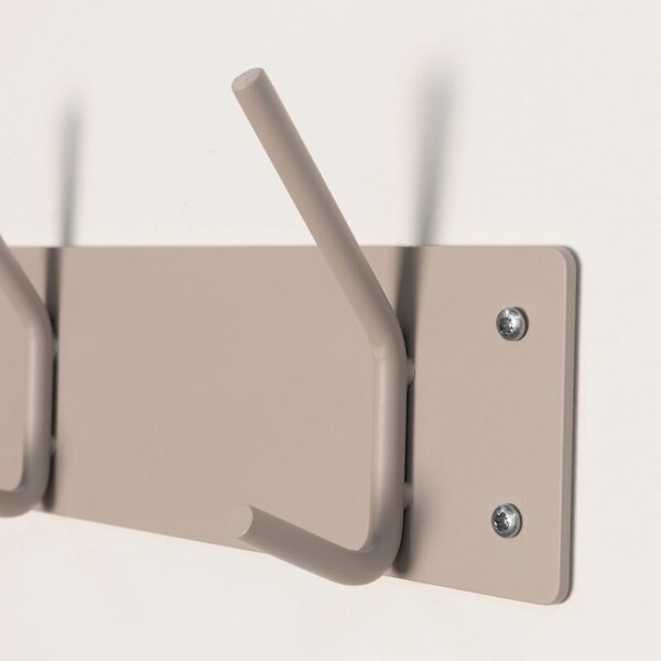 Taupe kovový nástěnný věšák 70 cm Fusion – Spinder Design