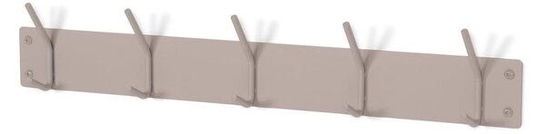 Taupe kovový nástěnný věšák 70 cm Fusion – Spinder Design