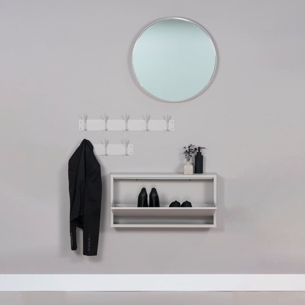 Taupe kovový nástěnný věšák 70 cm Fusion – Spinder Design