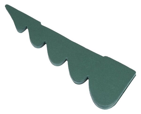 Vánoční papírový stromeček 18cm zelený, vánoční ozdoba