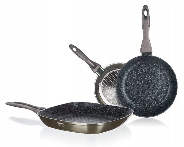 Pánev Banquet Mettalic Platinum 24 cm klasická s nepřilnavým povrchem