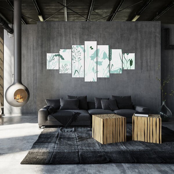 Obraz - Louka vektor (210x100 cm)