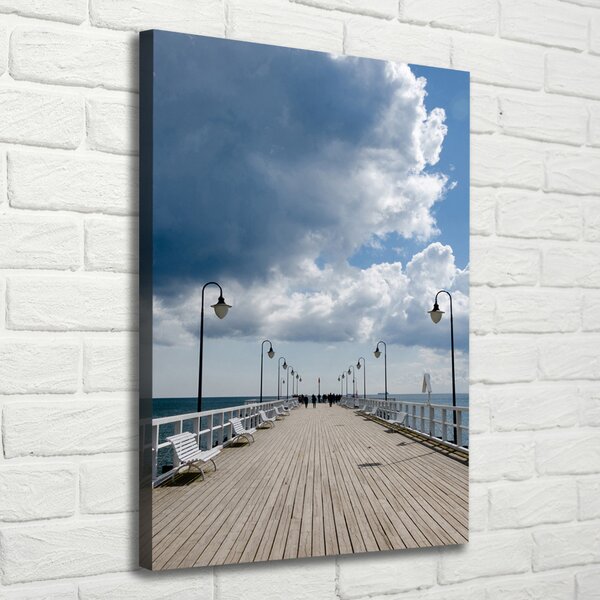 Vertikální Foto obraz canvas Molo w Orłowie ocv-109125141