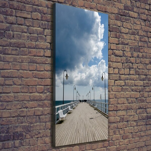Vertikální Foto obraz canvas Molo w Orłowie ocv-109125141